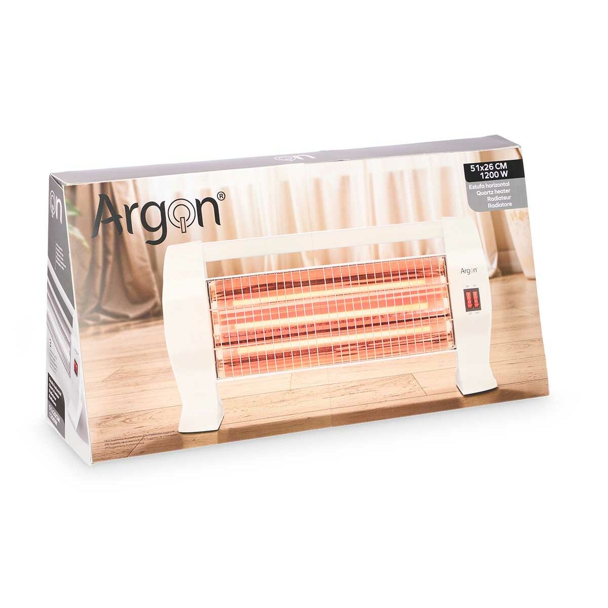 Halogenový Zářič Argon Bílý 1200 W